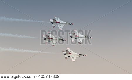 Usaf Thunderbird Formation Team Aircraft