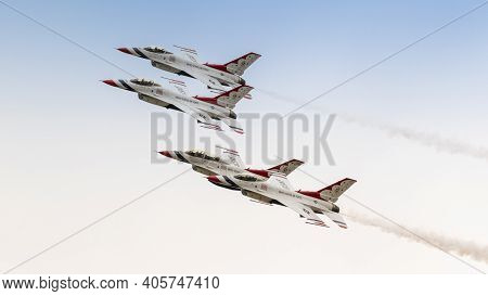 Usaf Thunderbird Formation Team Aircraft