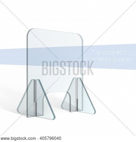 3d Sneeze Guard, Barrier For Social Distancing