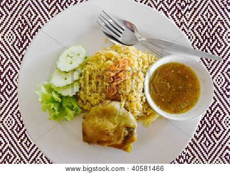 Kylling-biryani