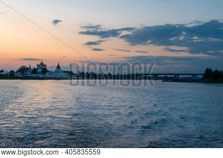 Holy Trinity Ipatiev Monastery On The Sunset. Ipatiev Monastery-monastery In The Western Part Of Kos