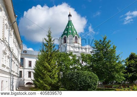 Gate Church Of Chrysanthus And Daria In Holy Trinity Ipatiev Monastery. Ipatiev Monastery In The Wes