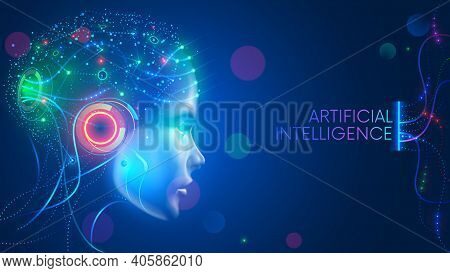 Abstract Technology Background. Modern Technology Background Design Concept. Modern Futuristic Techn