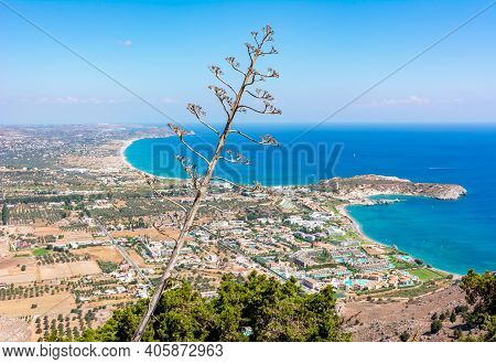 Rhodes Island Panorama From Tsampika Mountain Top, Greece