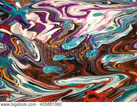 Fliud Art Abstract Trendy Colorful Background, Fashion Wall Paper. Alcohol Ink. Epoxy Resin.marbleiz