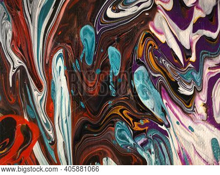 Fliud Art Abstract Trendy Colorful Background, Fashion Wall Paper. Alcohol Ink. Epoxy Resin.marbleiz