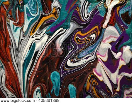 Fliud Art Abstract Trendy Colorful Background, Fashion Wall Paper. Alcohol Ink. Epoxy Resin.marbleiz