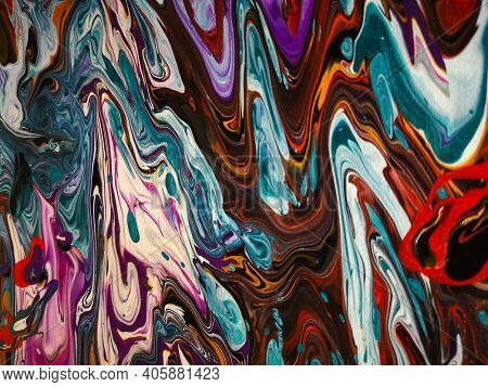Fliud Art Abstract Trendy Colorful Background, Fashion Wall Paper. Alcohol Ink. Epoxy Resin.marbleiz