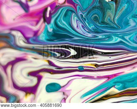 Fliud Art Abstract Trendy Colorful Background, Fashion Wall Paper. Alcohol Ink. Epoxy Resin.marbleiz