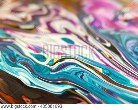 Fliud Art Abstract Trendy Colorful Background, Fashion Wall Paper. Alcohol Ink. Epoxy Resin.marbleiz