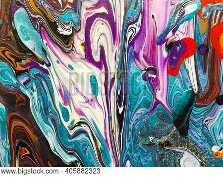 Fliud Art Abstract Trendy Colorful Background, Fashion Wall Paper. Alcohol Ink. Epoxy Resin.marbleiz