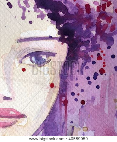 Gemalten Aquarellbilder Hintergrund