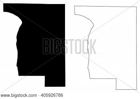 Calumet County, State Of Wisconsin (u.s. County, United States Of America, Us) Map Vector Illustrati