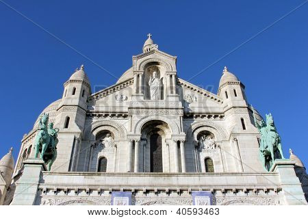 Bazilika Sacre Coeur, Montmartre, Paříž, Francie