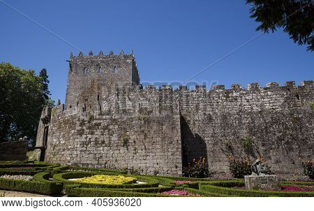Castle Of Sotomayor, In The Province Of Pontevedra, Galicia, Spain. It Is Half Medieval Fortress, Ha