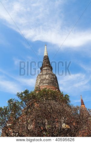 古代寺 (wat Yai 柴蒙空） 大城