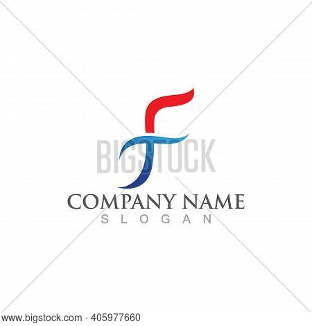 F Letter Vector Icon