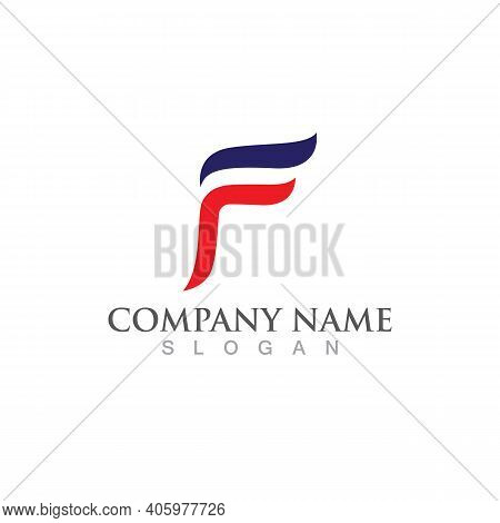 F Letter Vector Icon