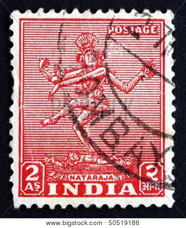 Postage Stamp India 1949 Nataraja, The Lord Of Dance