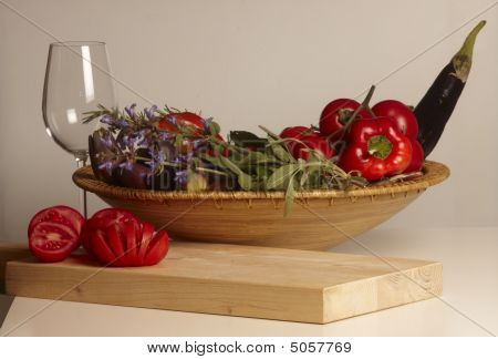 Plaat met vers fruit