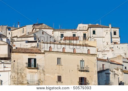 Panoramic view of Rodi Garganico. Puglia. Italy.