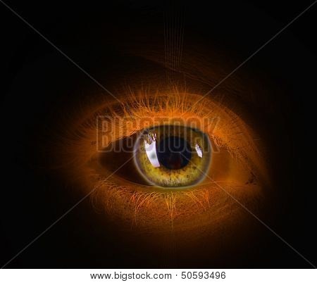 Eye of Providence. Symbol Omniscience