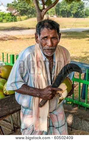 ...salesman Coconuts