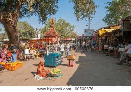 Market In Khuldabad