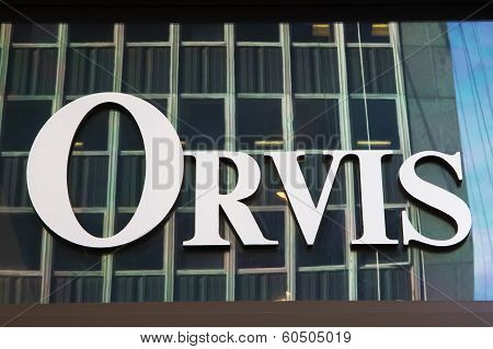 Orvis Company Sign.