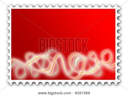 Einladung zur Weihnachtsfeier Stamp