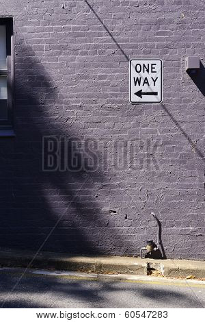 Sign in the street in BRISBANE, AUSTRALIA