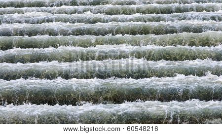 Water stairs.
