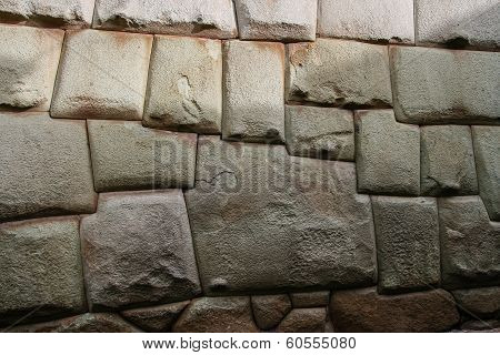 Inca stone wall