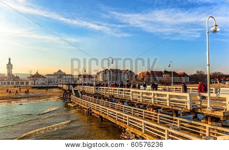 Pier In Sopot, Poland