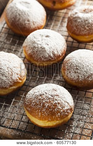 Homemade Raspberry Polish Paczki Donut