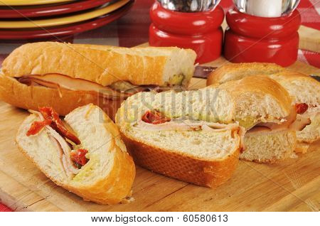 Sliced Turkey Sandwich
