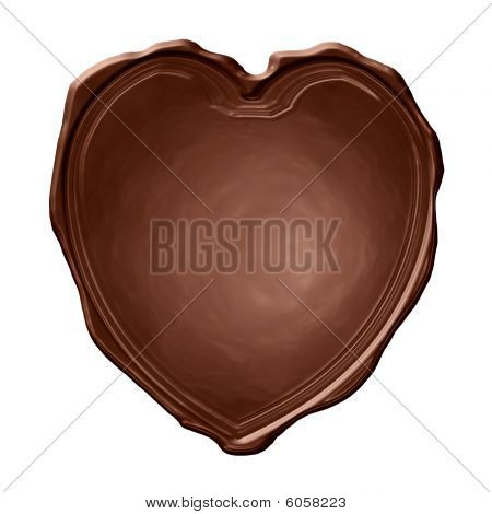Cuore al cioccolato