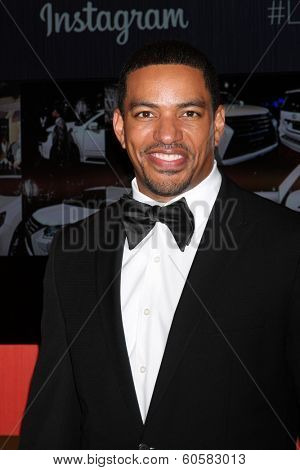 LOS ANGELES - FEB 25:  Laz Alonso at the 2nd Annual ICON MANN Power Dinner at Peninsula Hotel on February 25, 2014 in Beverly Hills, CA
