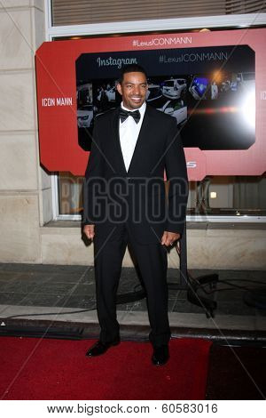 LOS ANGELES - FEB 25:  Laz Alonso at the 2nd Annual ICON MANN Power Dinner at Peninsula Hotel on February 25, 2014 in Beverly Hills, CA