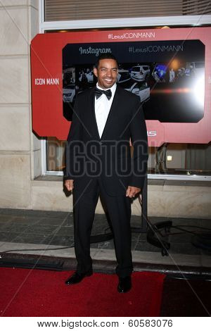 LOS ANGELES - FEB 25:  Laz Alonso at the 2nd Annual ICON MANN Power Dinner at Peninsula Hotel on February 25, 2014 in Beverly Hills, CA