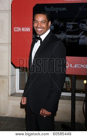 LOS ANGELES - FEB 25:  Laz Alonso at the 2nd Annual ICON MANN Power Dinner at Peninsula Hotel on February 25, 2014 in Beverly Hills, CA