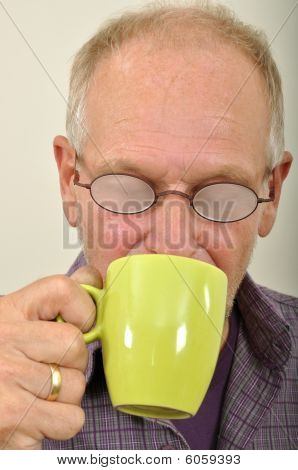 Café fumegante
