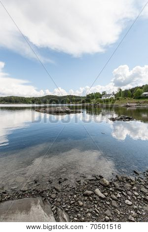 Norway Sea Shore Landscape View