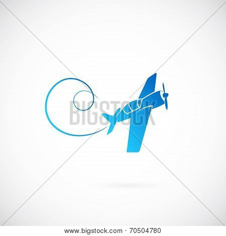 Airplane vector symbol icon