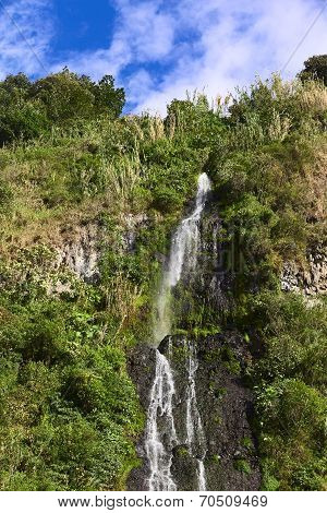 Waterfall in Banos, Ecuador