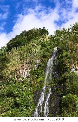 Waterfall in Banos, Ecuador