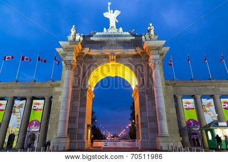 The Cne Arch In Toronto