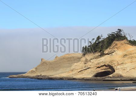 Pacific Coast beach Cave
