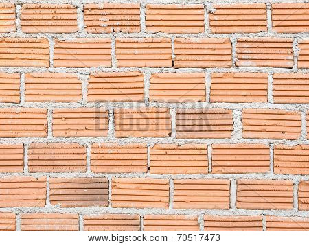 Construct Red Brick Wall