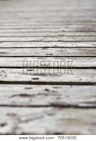 Surface Of Plank Pier